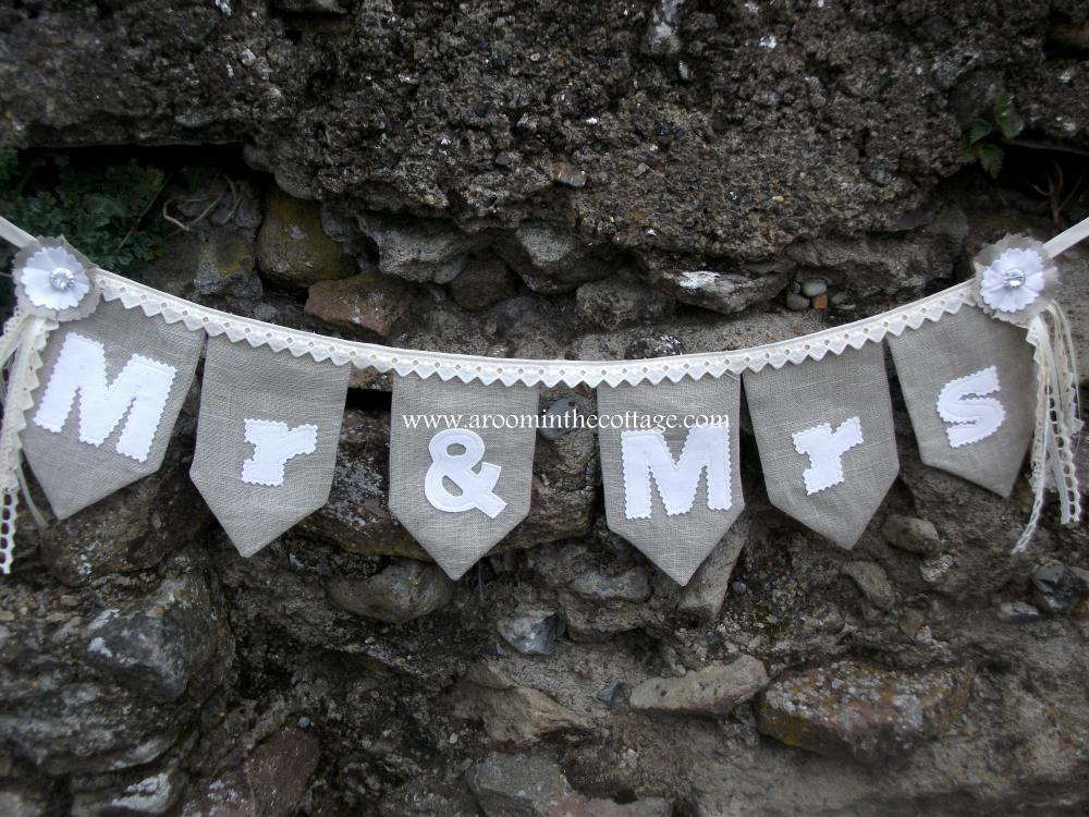 Mr & Mrs Wedding Banner